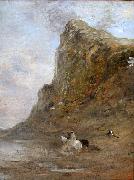 Eugene Fromentin, Moroccan Horsemen at the Foot of the Chiffra Cliffs